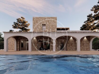 Villa rústica de 3 dormitorios con estilo mediterráneo en una parcela de 10.000 m2 en Benissa