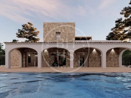 Villa rústica de 3 dormitorios con estilo mediterráneo en una parcela de 10.000 m2 en Benissa