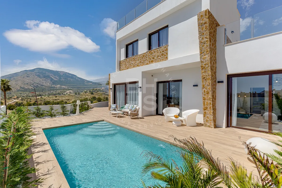Villas de obra nueva en Finestrat