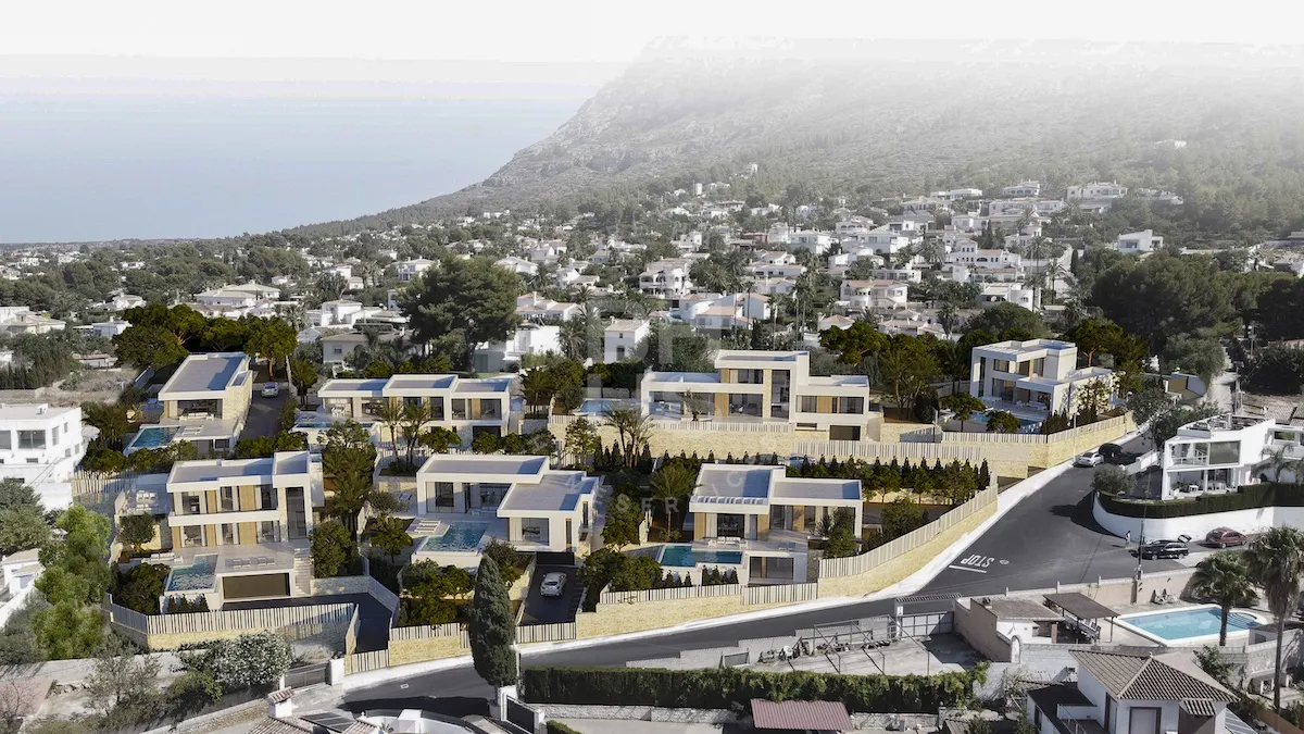 Villas de obra nueva en Dénia