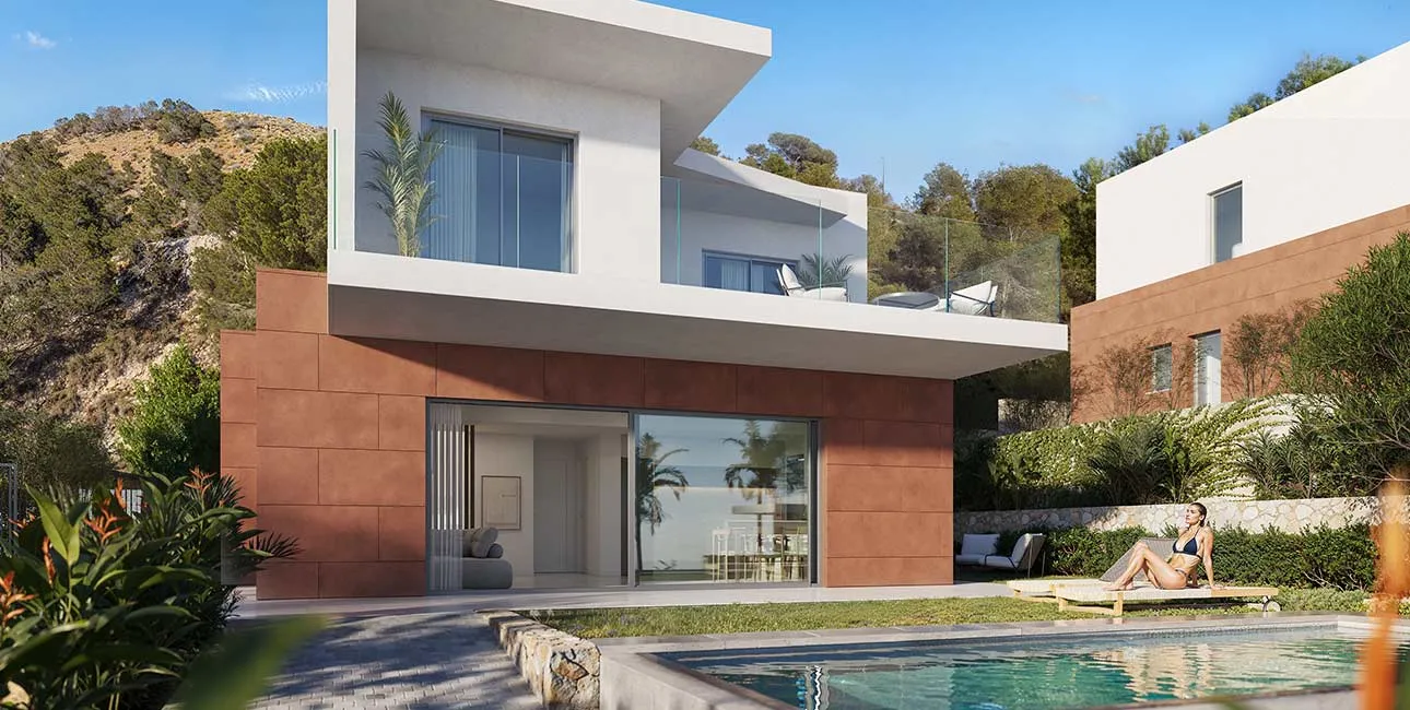 Villas de obra nueva en Finestrat