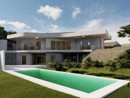 Impresionante villa moderna de lujo con vistas al mar
