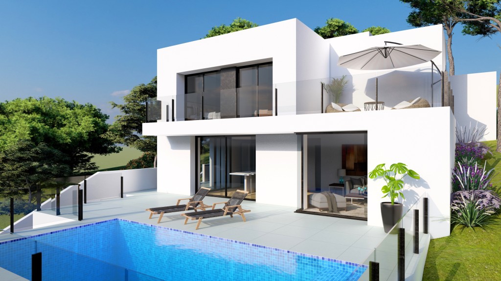 Casa Contemporánea en Cumbre del Sol