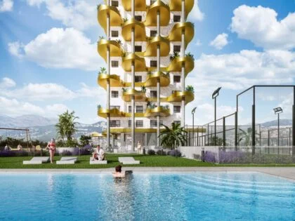Lujosos apartamentos adosados en Calpe con vistas panorámicas