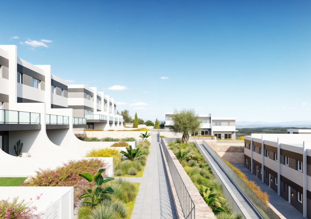 Adosados nuevos de 3 dormitorios en venta en Balcón de Finestrat