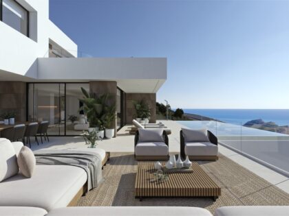 Villa de lujo contemporánea con vistas panorámicas al mar en Benitachell