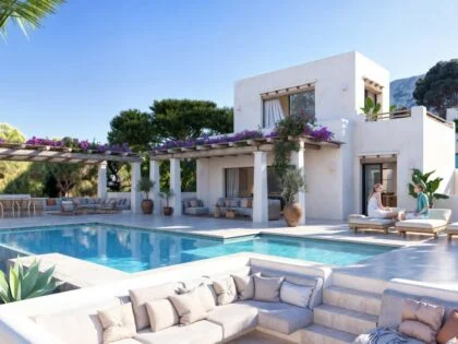 Villa de lujo de estilo ibicenco en venta en Dénia