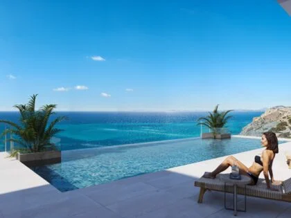 Exclusivo ático -dúplex- en primera línea de mar en Villajoyosa - Lujo Mediterráneo en la Costa Blanca