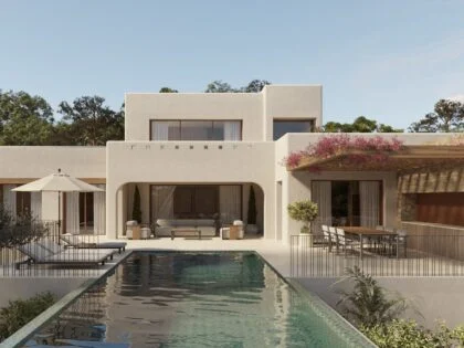 Villas de lujo de estilo ibicenco en La Fustera