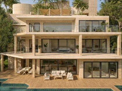 Villa de lujo en primera línea en Costa Nova con piscina