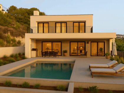 Villa en Benissa con piscina cerca de Cala Baladrar
