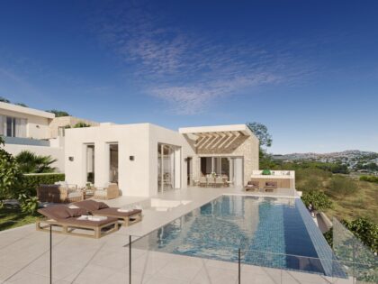 Exclusiva villa contemporánea de lujo con piscina infinita
