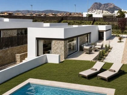 Villa tipo en venta en Balcon Finestrat - Vida Mediterránea Contemporánea con Vistas al Golf