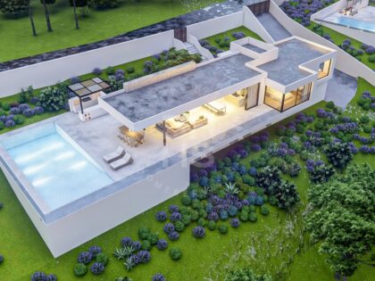 Villa moderna y ecológica con impresionantes vistas al mar en Altea
