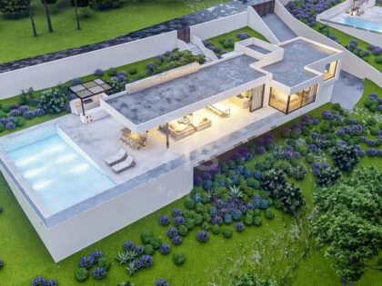 Villa moderna y ecológica con impresionantes vistas al mar en Altea