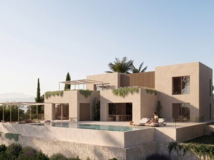 Villa mediterránea de nueva construcción