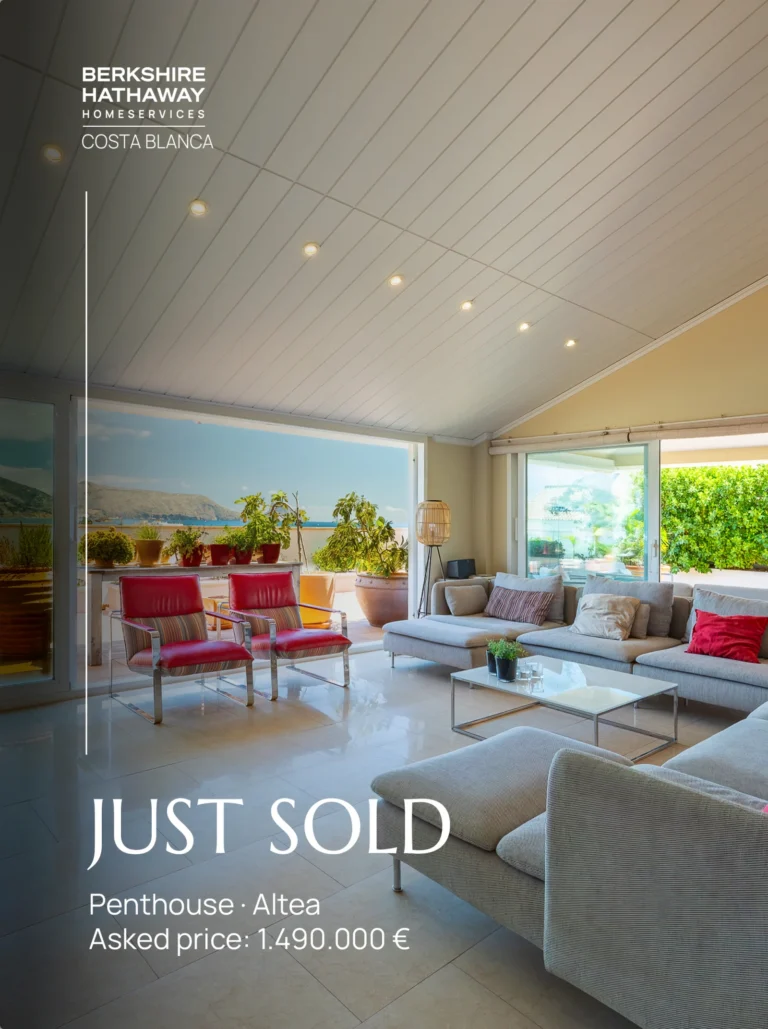 Verkocht penthouse in Altea