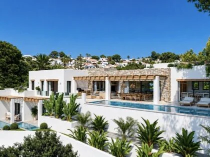 Villa de lujo estilo ibicenco en Moraira