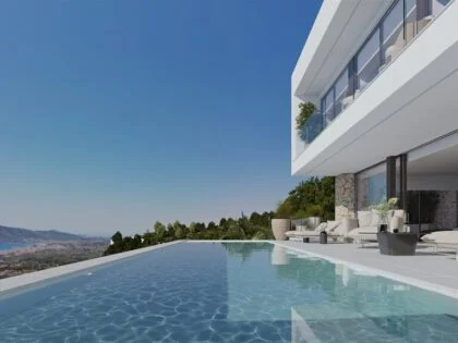 Proyecto de villa de lujo de 4 dormitorios con vistas al mar en Altea