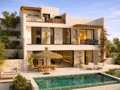 Villa de estilo ibicenco en Santa Lucía