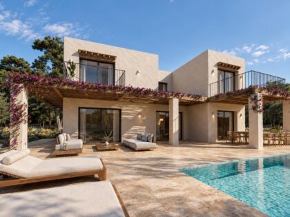 Villa de nueva construcción al estilo de Ibiza en Monte Olimpo
